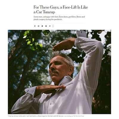 Dr. Sadati Featured in New York Times Image